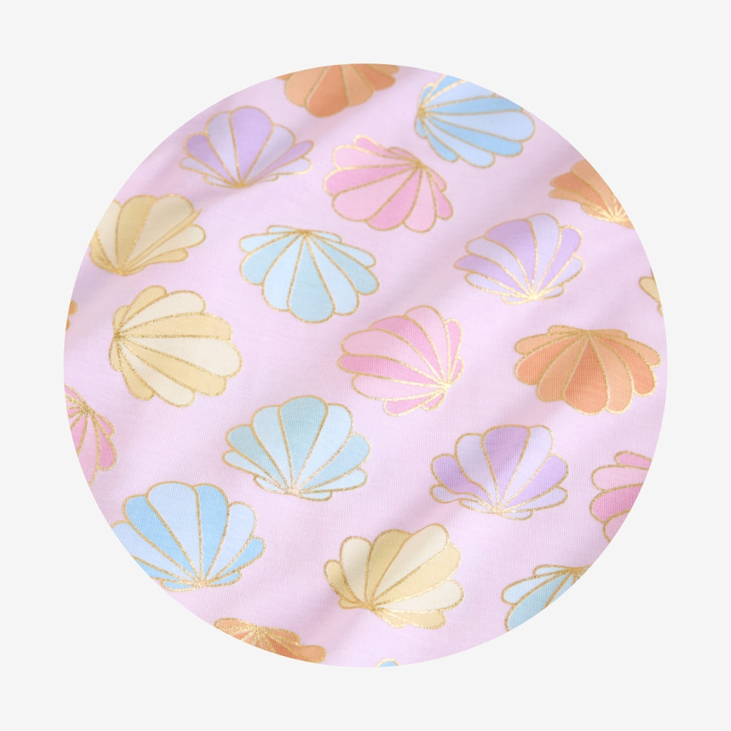 Shelly Pink Ruffled Luxette Plush Patoo® Blanket
