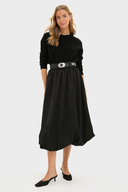 Black Clairmont Bubble Skirt