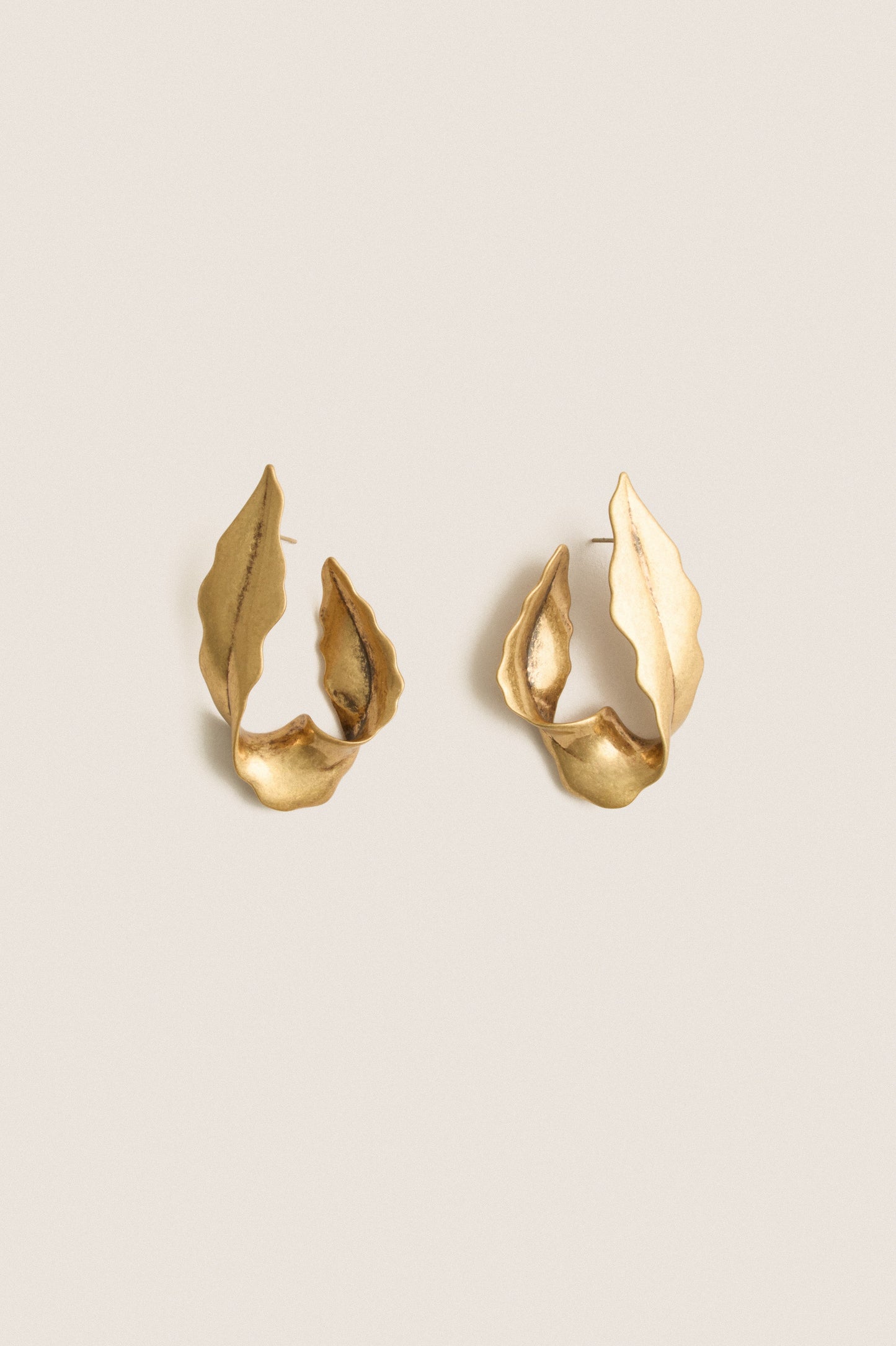Antique Brass Giada Earrings