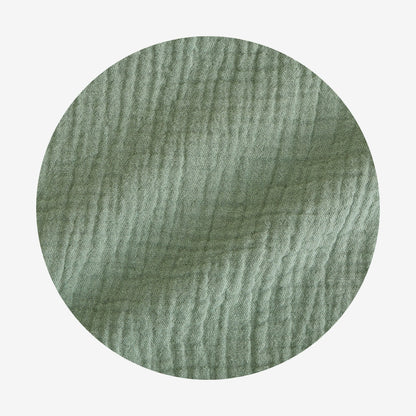 Soft Jade Cotton Crinkle Dress