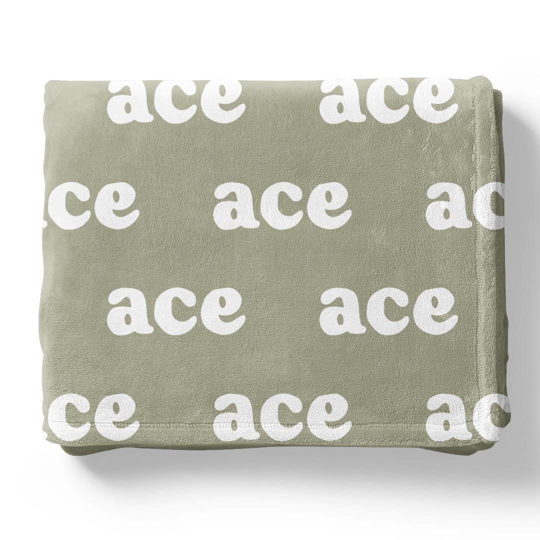 Botanicals Personalized Color Blanket