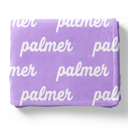 Personalized Color Blanket | Bright Neons