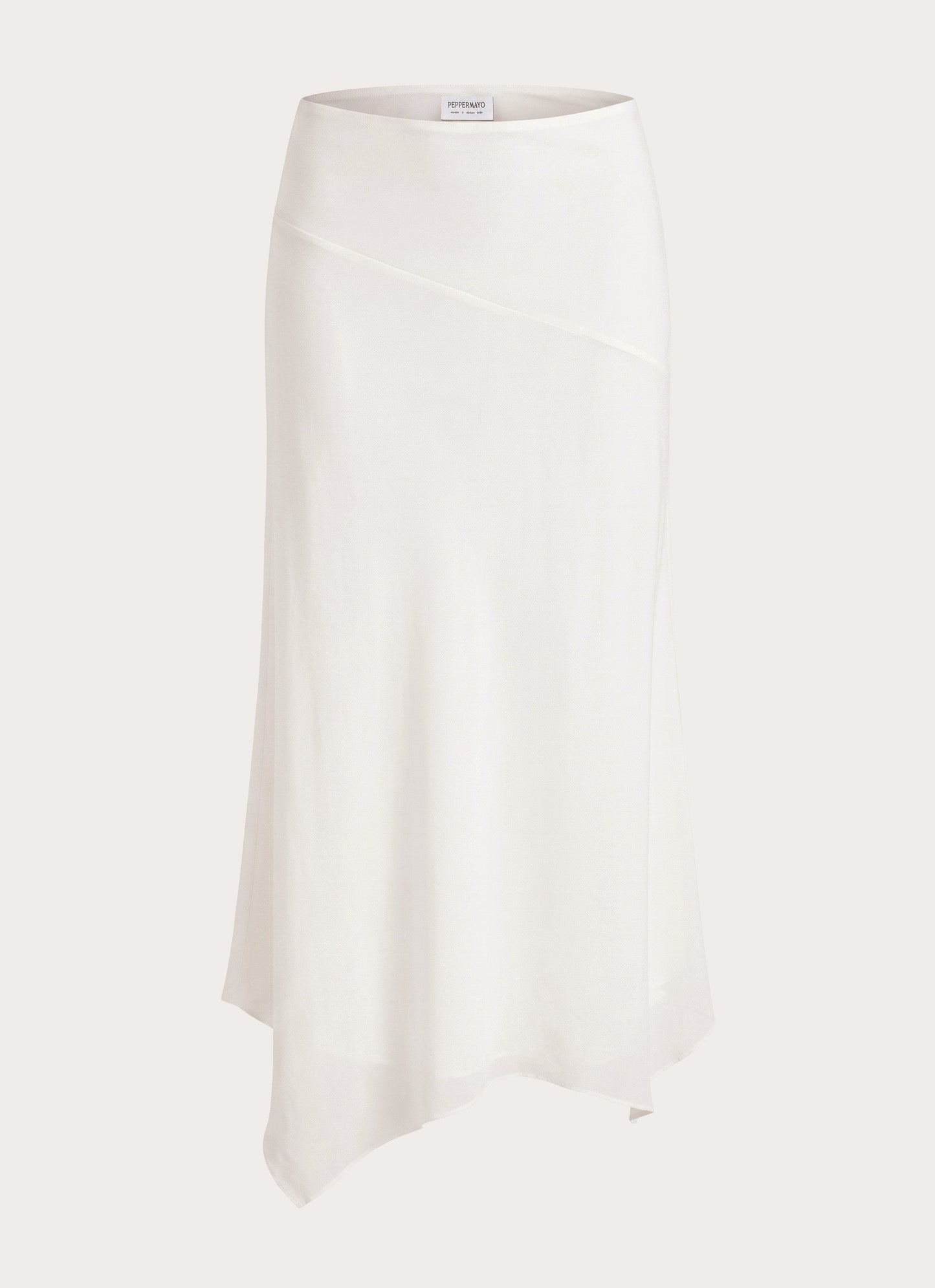 Kerrie Hanky Midi Skirt - White