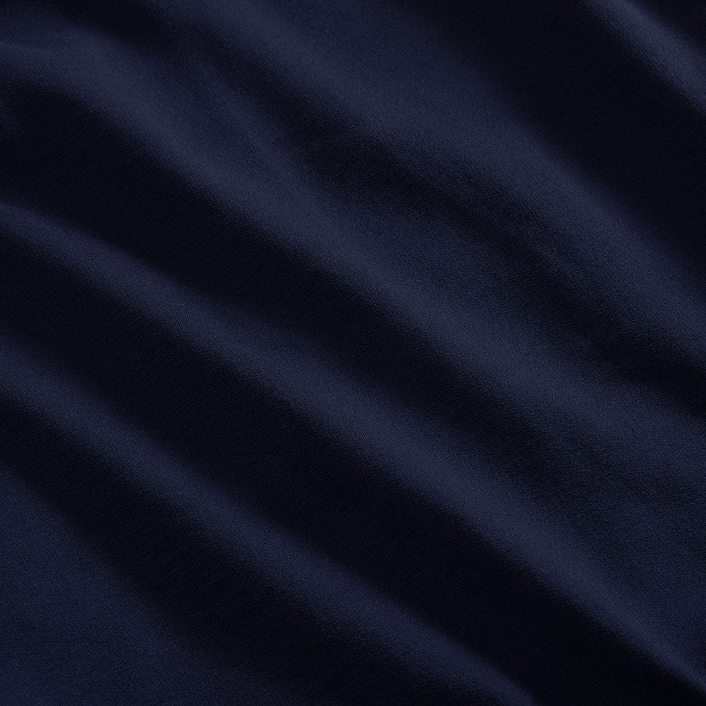 Varsity Navy French Terry Pleated Skort
