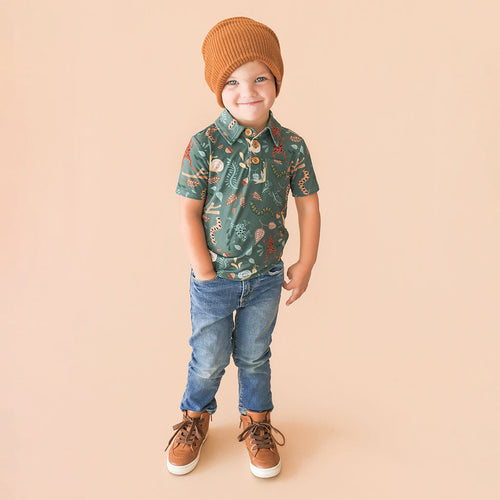 Hawthorne Collared Henley Top