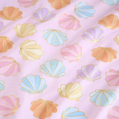 Shelly Pink & Posh Scales Ruffled Luxe Patoo® Blanket