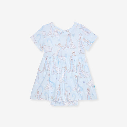 Disney Let It Go Criss-Cross Twirl Bodysuit Dress