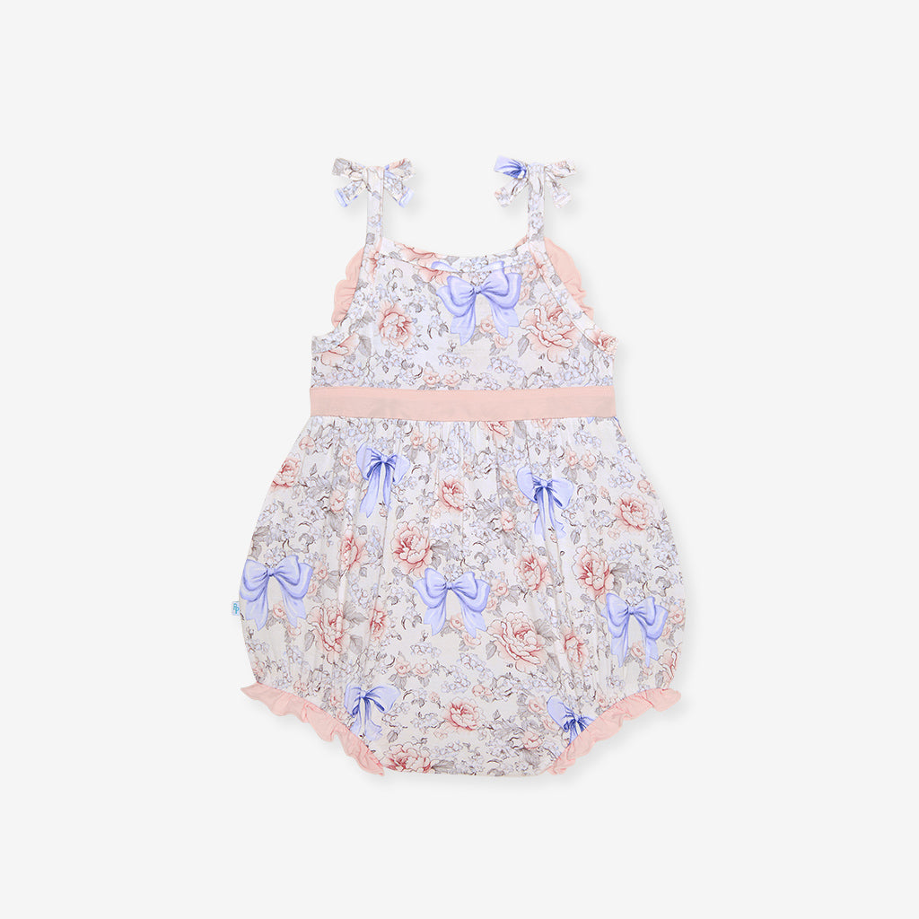 Agatha Sleeveless Bow Bubble Romper