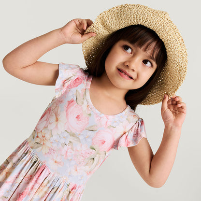 Rose Dreams Ruffled Twirl Dress