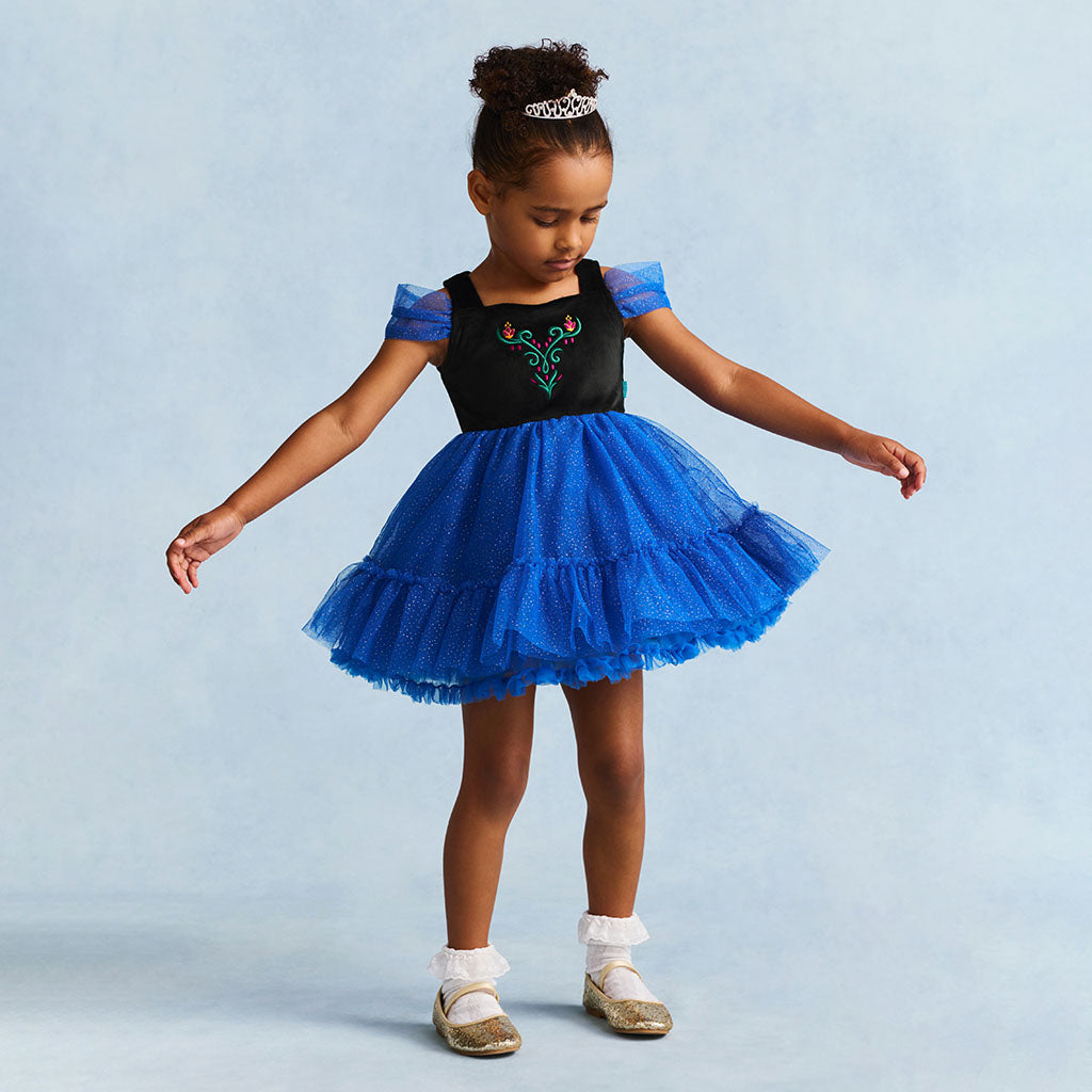 Disney Frozen Anna Velour Petticoat Dress