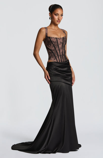 Claudette Maxi Skirt - Black