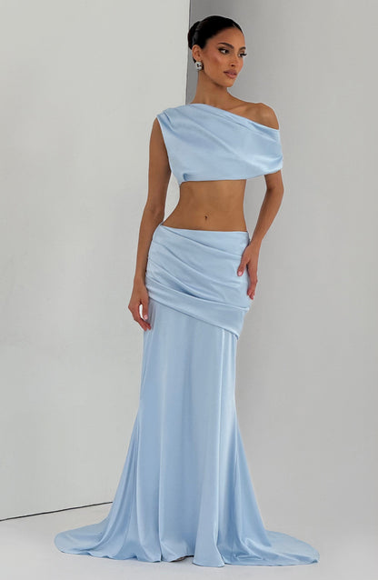 Edwina Top - Glacier Blue