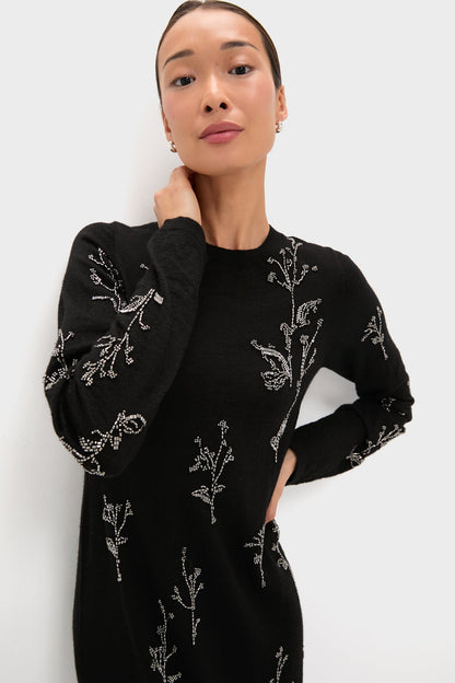 Black Bozka Long Sleeve Maxi Dress
