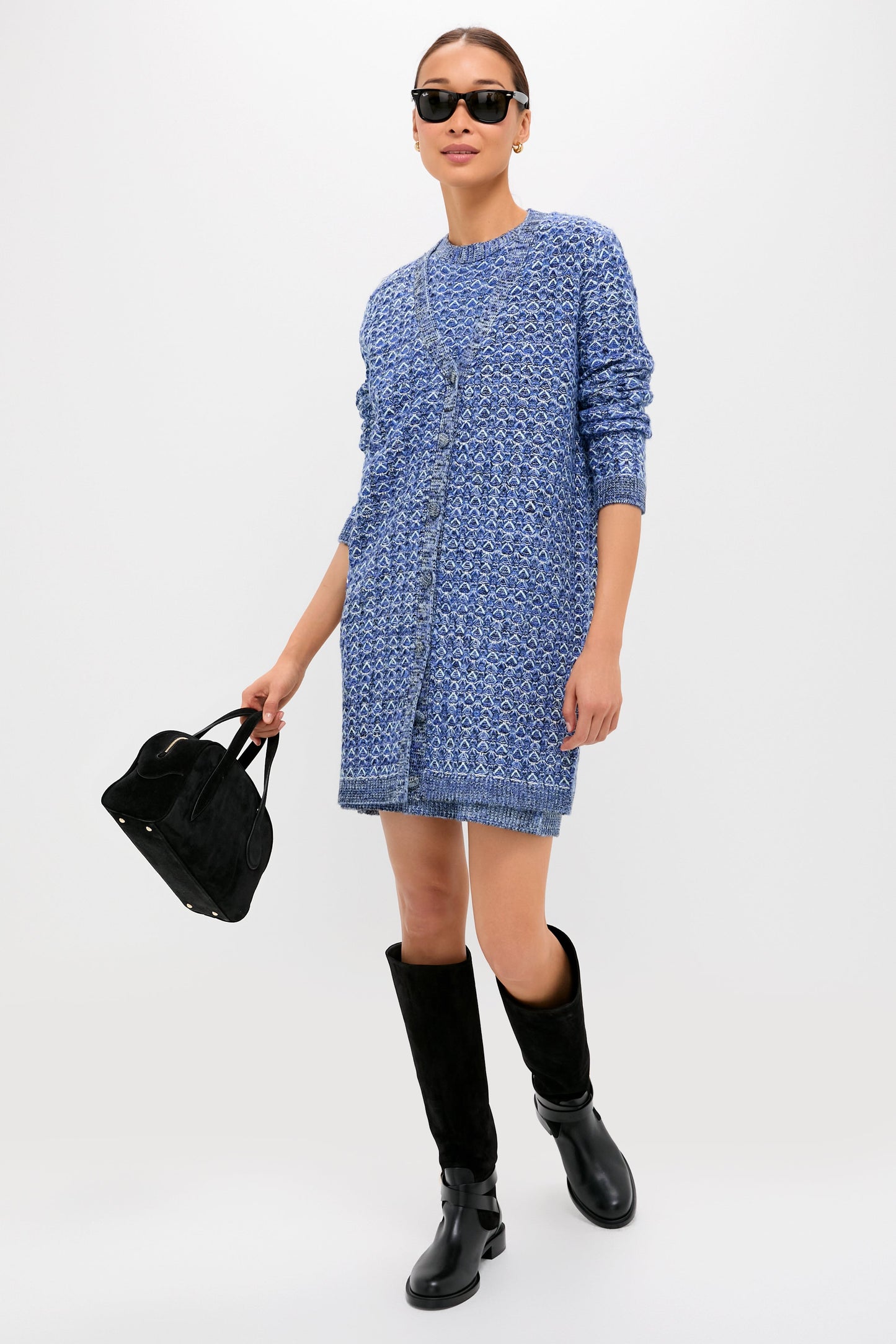 Blue Knit Marie Dress