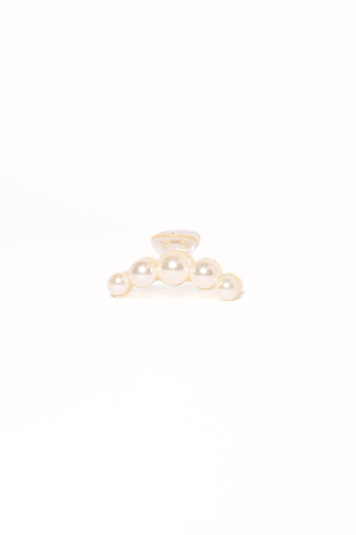 Camille Hair Clip - Pearl